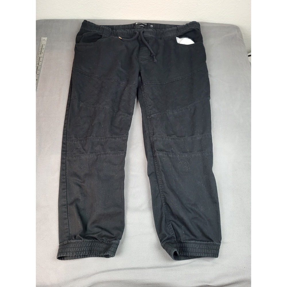 Vintage Rocawear‎ Jeans Mens 4XB Black Wide Leg Baggy Loose Drawstring Hip Hop